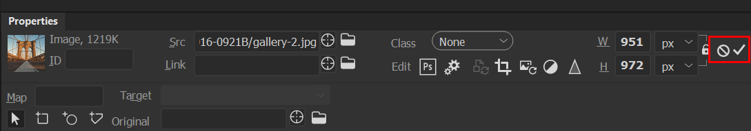 إرجاع الصورة إلى حجمها الأصلي
