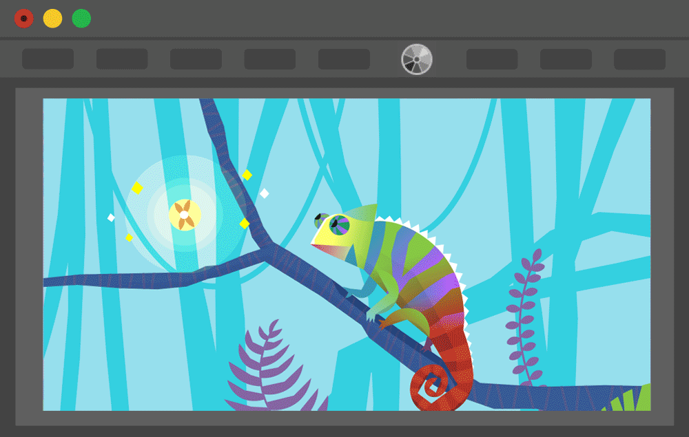 الألوان البارزة