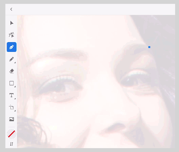التتبع باستخدام أداة Pen
