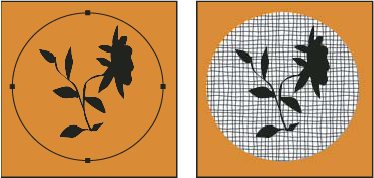 Photoshop Path selected and filled 