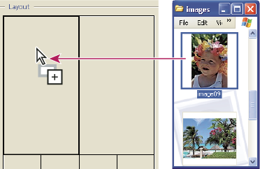 Photoshop Drag an image onto placeholder