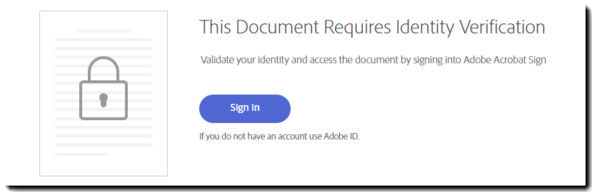 Acrobat Sign-godkendelsesudfordring