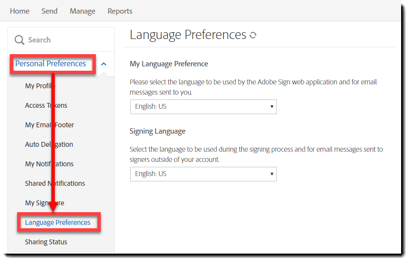 Gå til sprogpræferencer