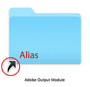 Aliassymbol unter Mac OS X