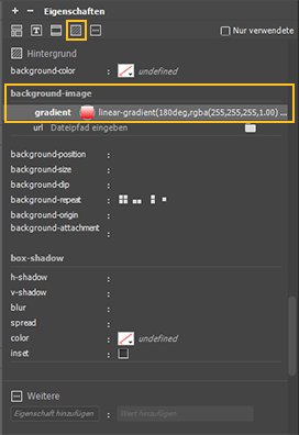 Die Eigenschaft „gradient“