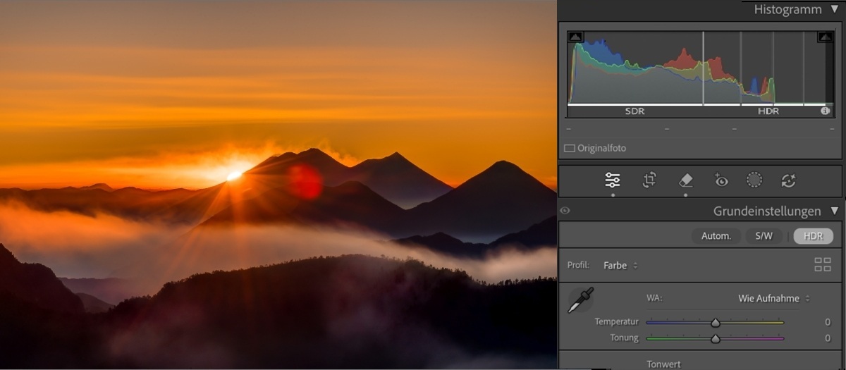 Bild nach Anwenden des HDR-Effekts