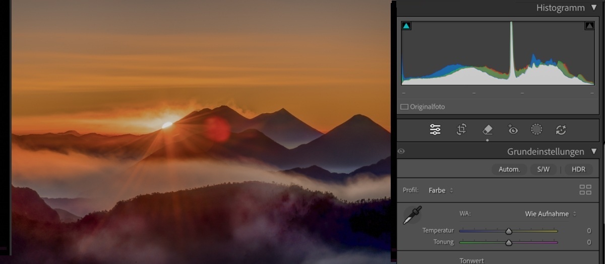 Bild vor Anwenden des HDR-Effekts