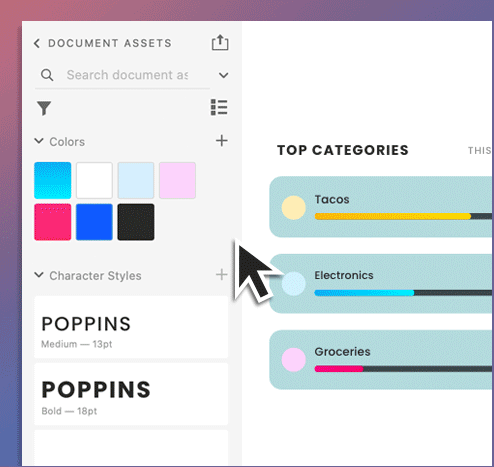 Eine Farbe bearbeiten