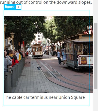 An image spills out of its parent container.