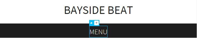 A heading contains link text, but only the text is clickable.