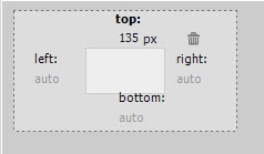 Positioned assets can be offset against the sides of their containing blocks.