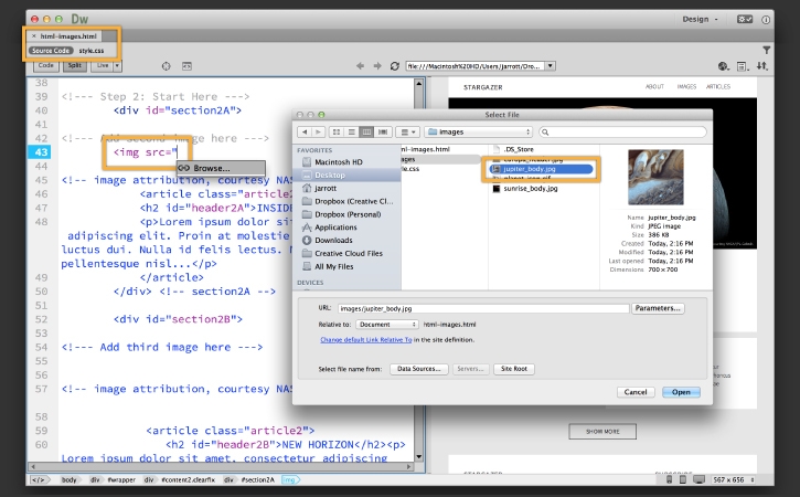 The HTML <img> tag is used to add images to the content of a page or for accessibility purposes. 