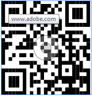 Place a generated qr code