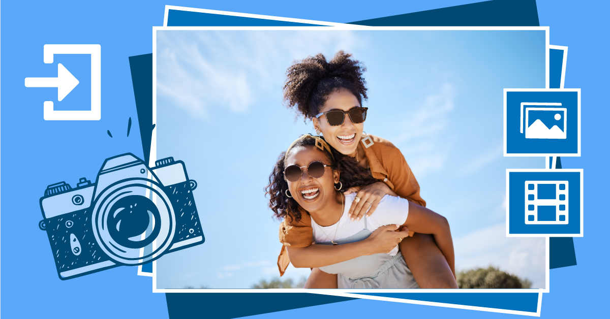 Import photos and videos