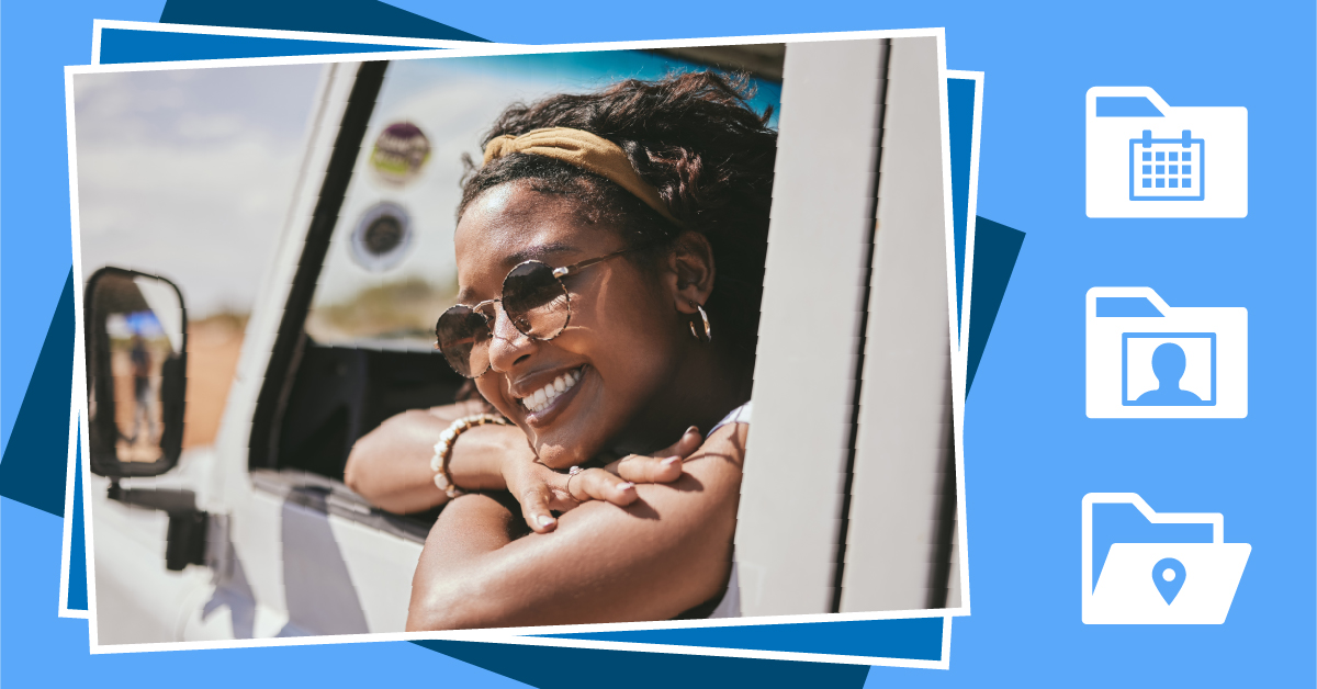 Organize photos and videos