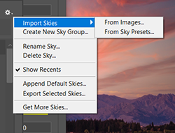 gökyüzü değiştirme