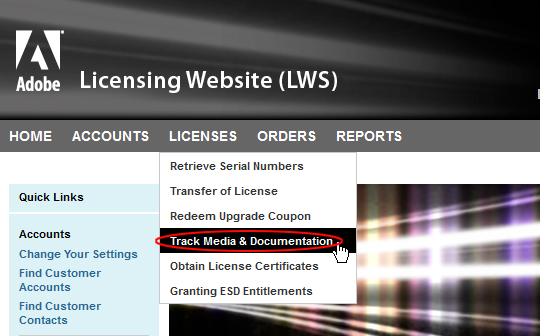 Choose Licenses, Track Media & Documentation