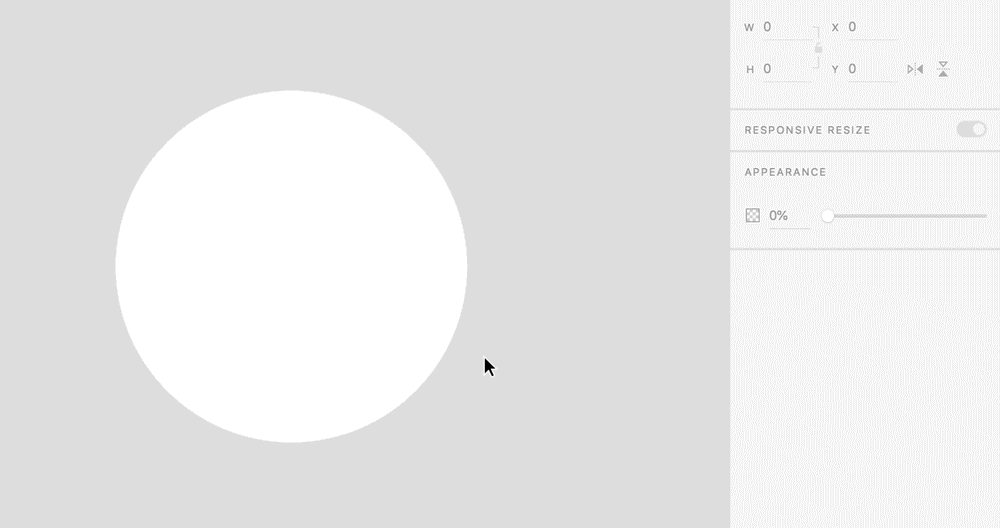 Working with a radial gradient