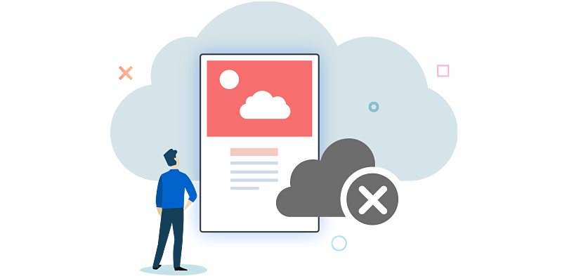 Click the link if your document gets disconnected from the cloud.