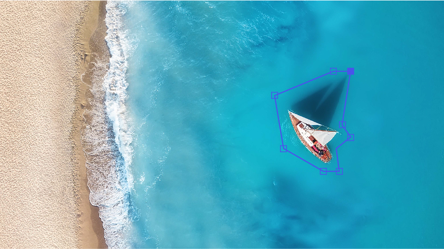 Aplicar máscara al buque del material de archivo