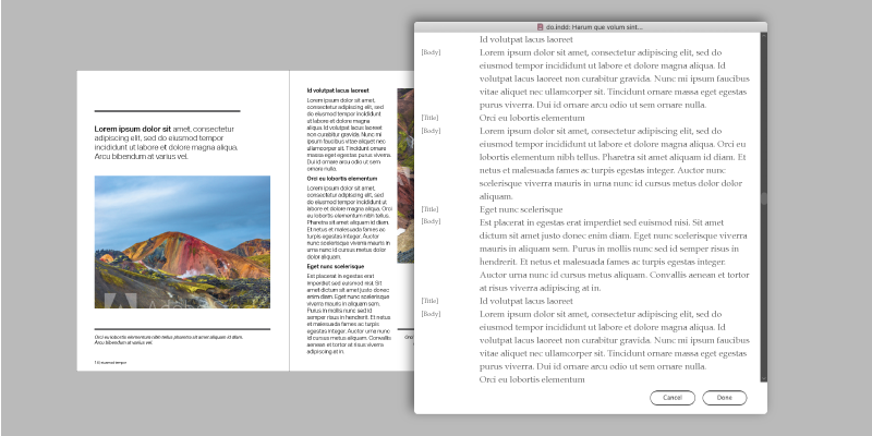 Cuadro de diálogo del Editor de texto