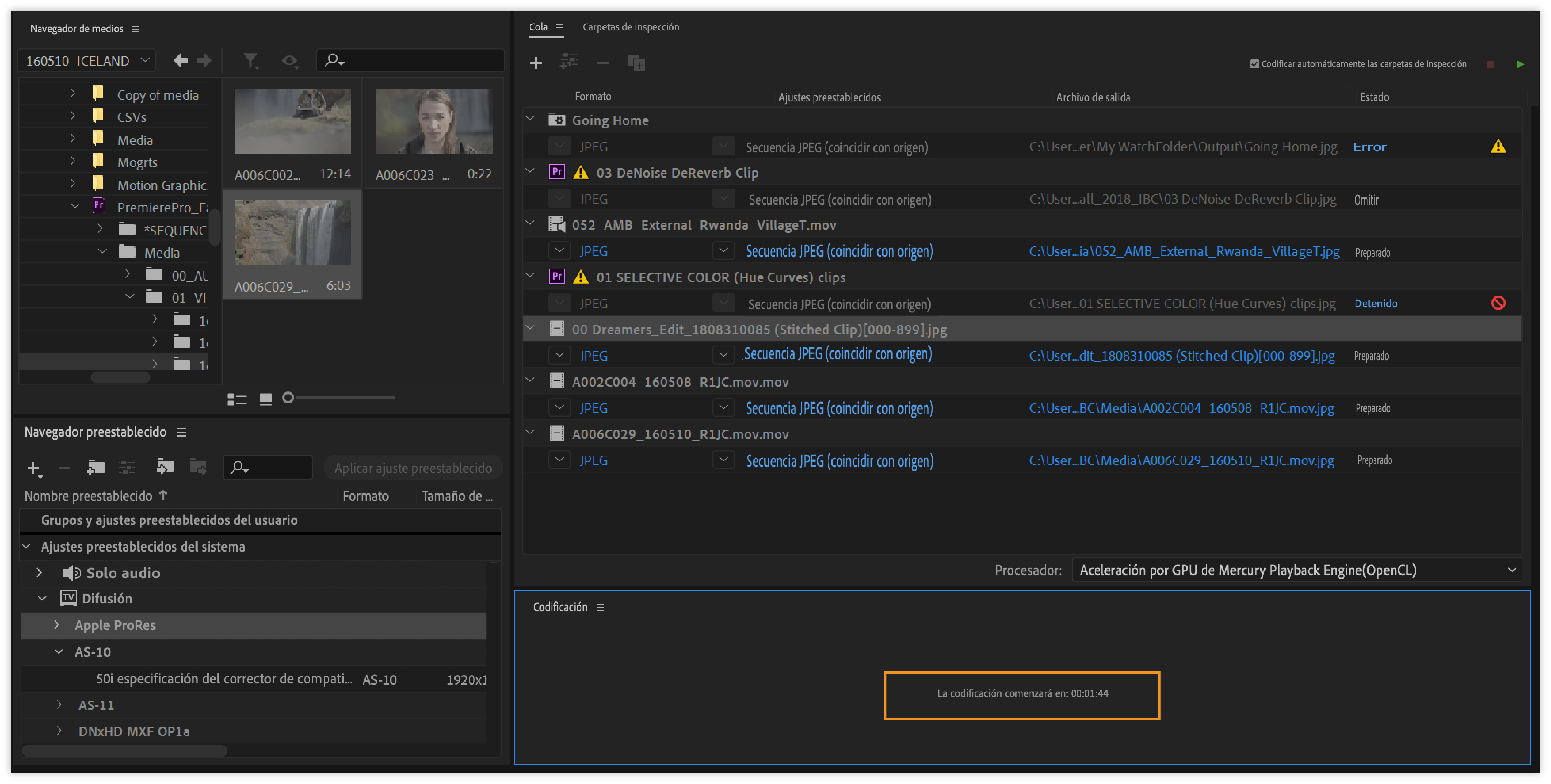 Cuenta atrás de codificación