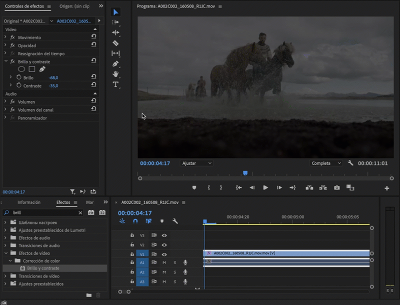 Ajuste de la máscara