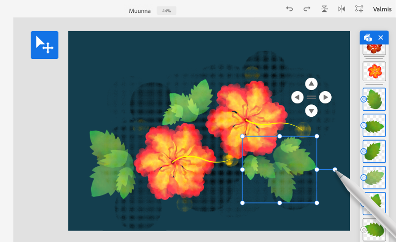 Useiden tasojen muuntaminen samalla kertaa