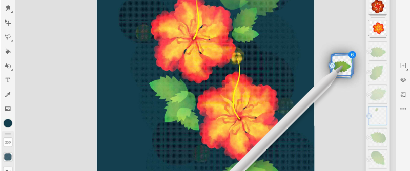 Useiden tasojen siirtäminen samalla kertaa