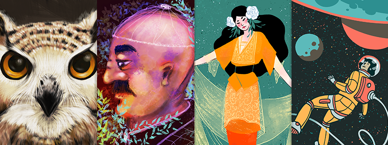 Adobe Frescolla luotuja monimutkaisia kuvia