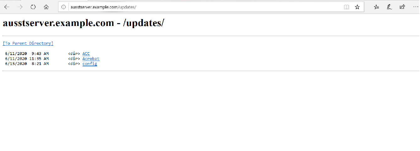 palvelimen pääkansio