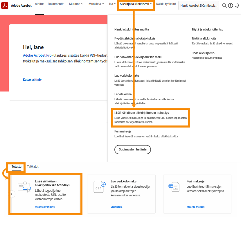 Brändäys-työkalukuvake