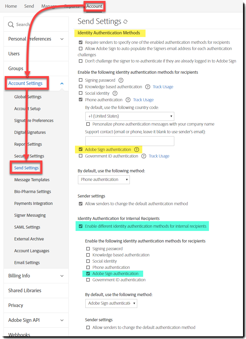 Siirry Todennusmenetelmät-kohtaan
