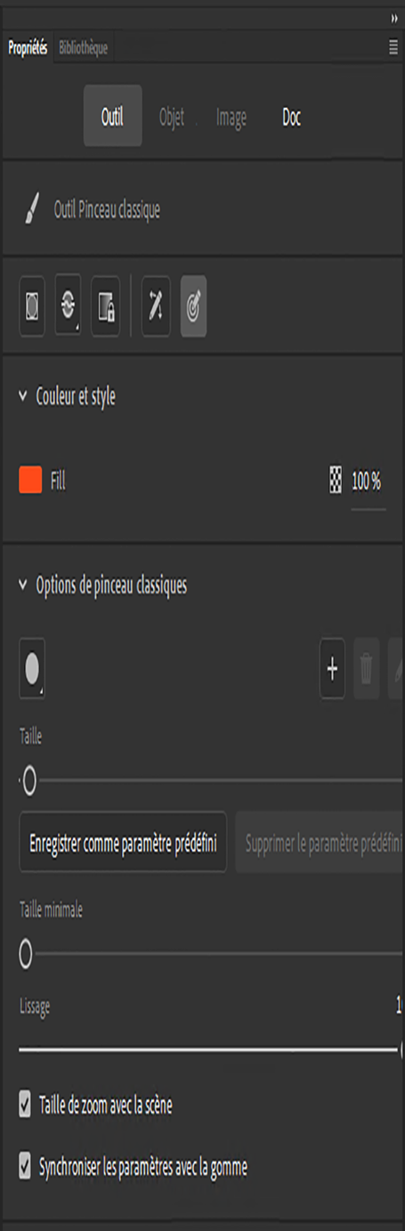 Inspecteur de propriété d'outil