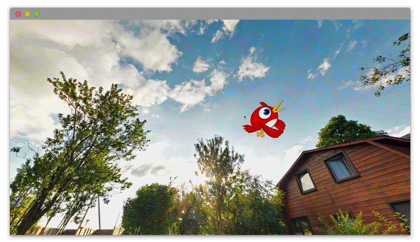 Échantillon de sortie de 360 VR