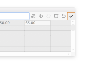 Appliquez les valeurs que vous avez entrées dans la fenêtre Données de graphe