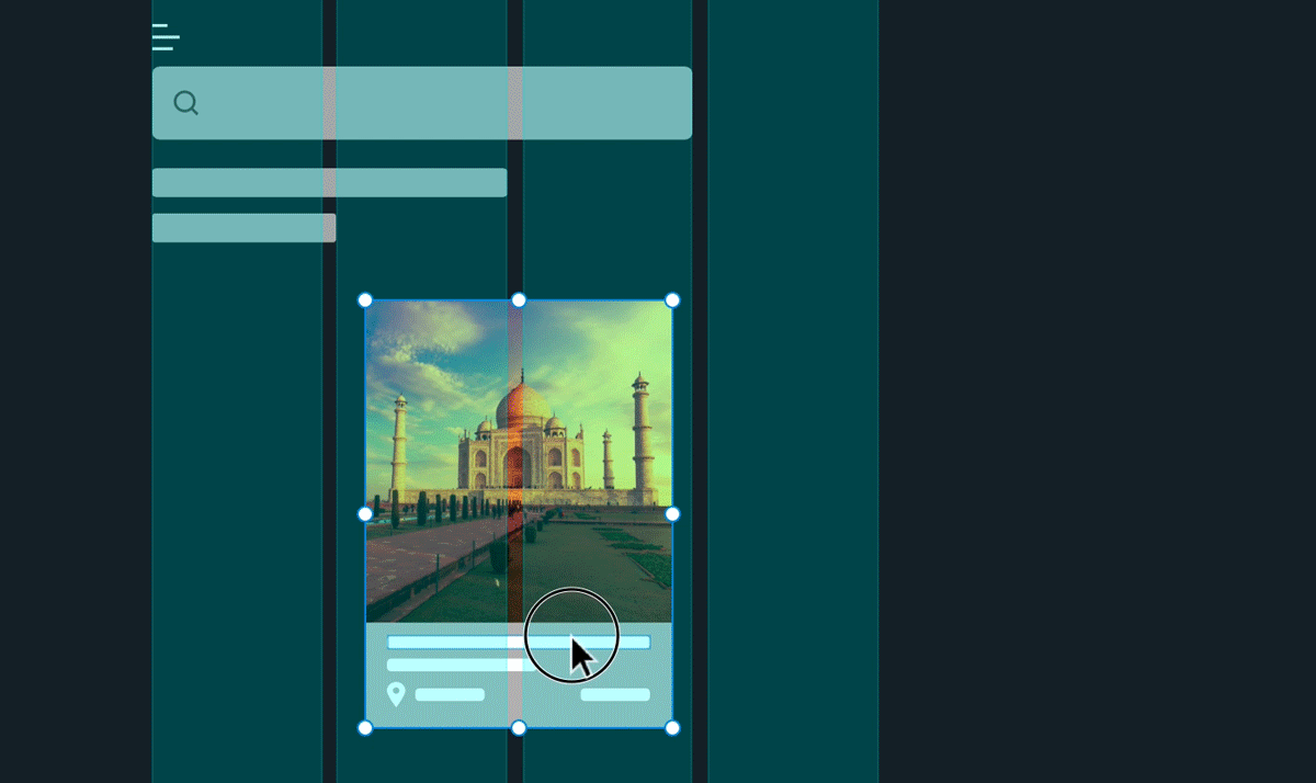 Positionnement des objets dans les grilles de mise en page