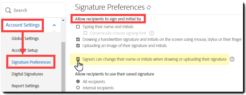 Controlli della funzione