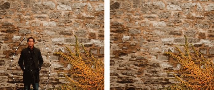 Photoshop コンテンツに応じた塗りつぶし