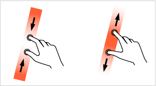 Photoshop 2 本指でのパンおよびズーム