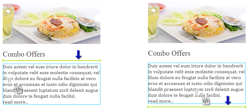 상단 및 하단의 라이브 가이드