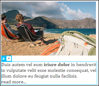 여기서 단락 선택