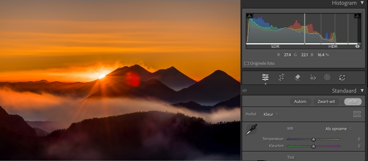 Afbeelding nadat het HDR-effect is toegepast