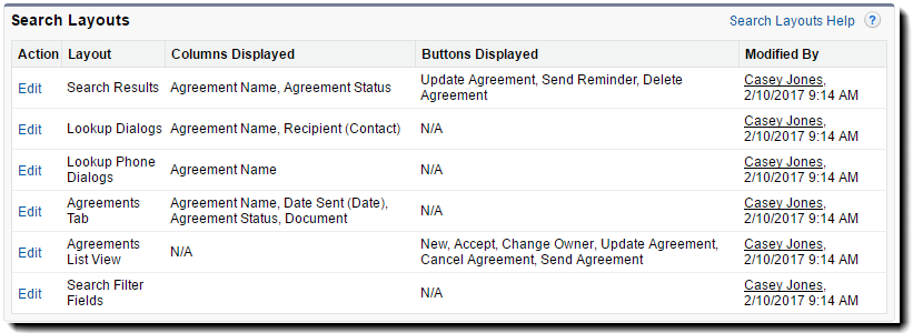 Panelet Søk i oppsett