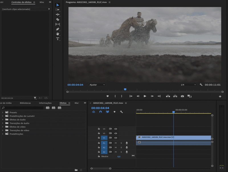 Alterar o brilho e o contraste de um efeito