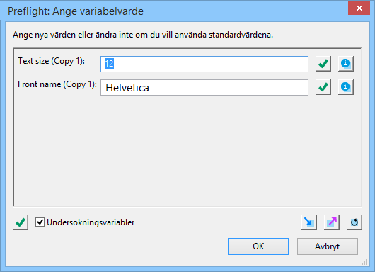 Kontrollera ytterligare information