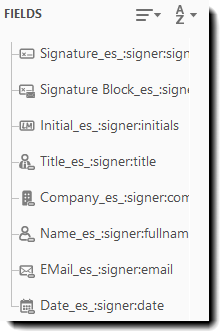 Fältnamn med tillagda argument