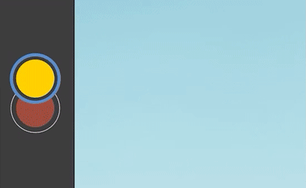 İki renk arasında geçiş yapmak için Renk yongasını dikey olarak kaydırın. 