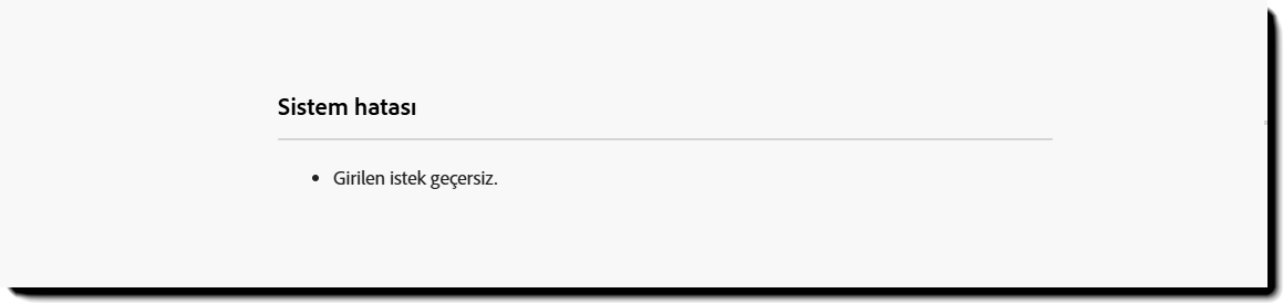 Yanlış telefon numarası uyarısı