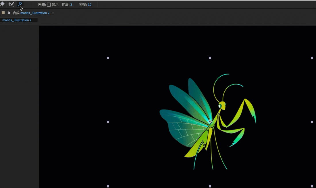 使用弯曲人偶控点